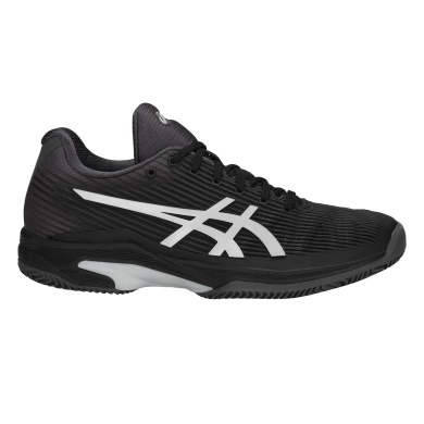 Asics Tennisschuhe Solution Speed FF Clay/Sandplatz schwarz/silber Damen